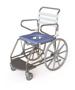 Kcare Shower Commode Self Propelled with Weight Bearing Footplate