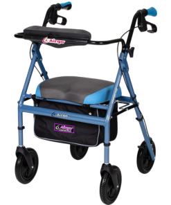 Airgo Comfort-Plus™ XWD Rollator (Bariatric) - Iridescent Blue