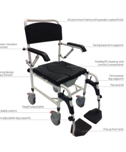 Alternative view of BetterLiving Mobile Shower Commode