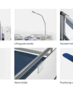 LINET Essenza 300 Universal Low Height Bed with Telescopic Side Rails - Image 12