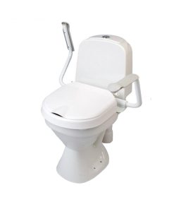 Alternative view of Etac Hi-Loo Toilet Seat Raiser with Fixed Mounting and Arm Supports