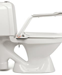 Etac Hi-Loo Toilet Seat Raiser with Fixed Mounting and Arm Supports - Image 4