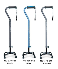 Alternative view of Airgo Comfort-Plus Large Base Quad Cane