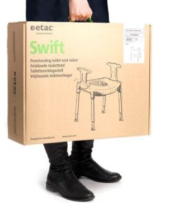 Etac Swift Freestanding Over Toilet Aid Seat Raiser - Image 6