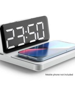 Digital Alarm Clock and Wireless Phone Charger