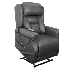 Oslo Minister Lift Chair - Anthracite (Leather) - Image 4